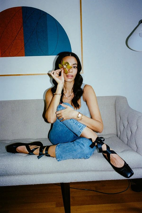 Aurora James - fashion editor shoe trend - ballet flat