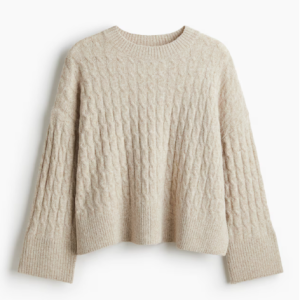 Cable-Knit Sweater