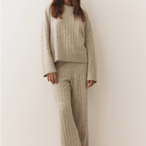 Cable-Knit Pants